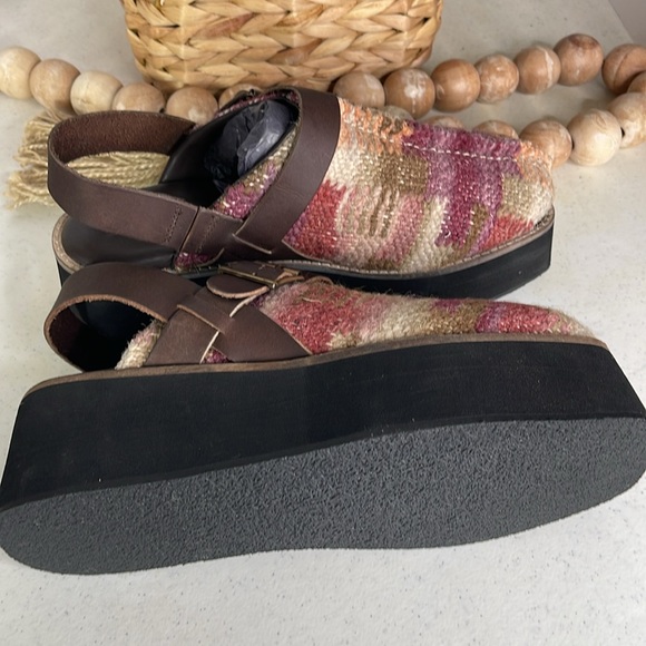 Free People Multicolor Platform Mules - Picture 6 of 12